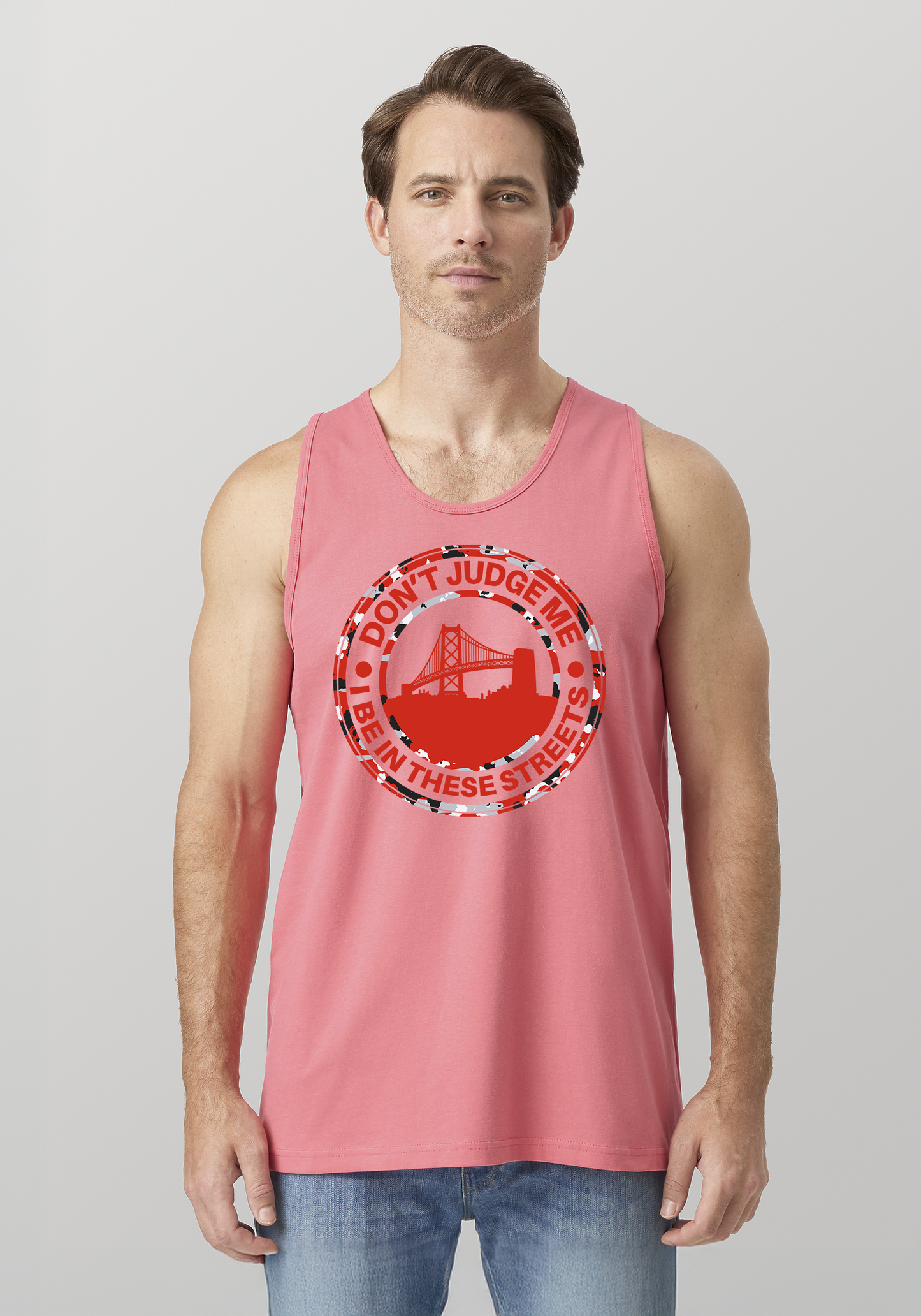 Coral Men's Tank Top - The Town