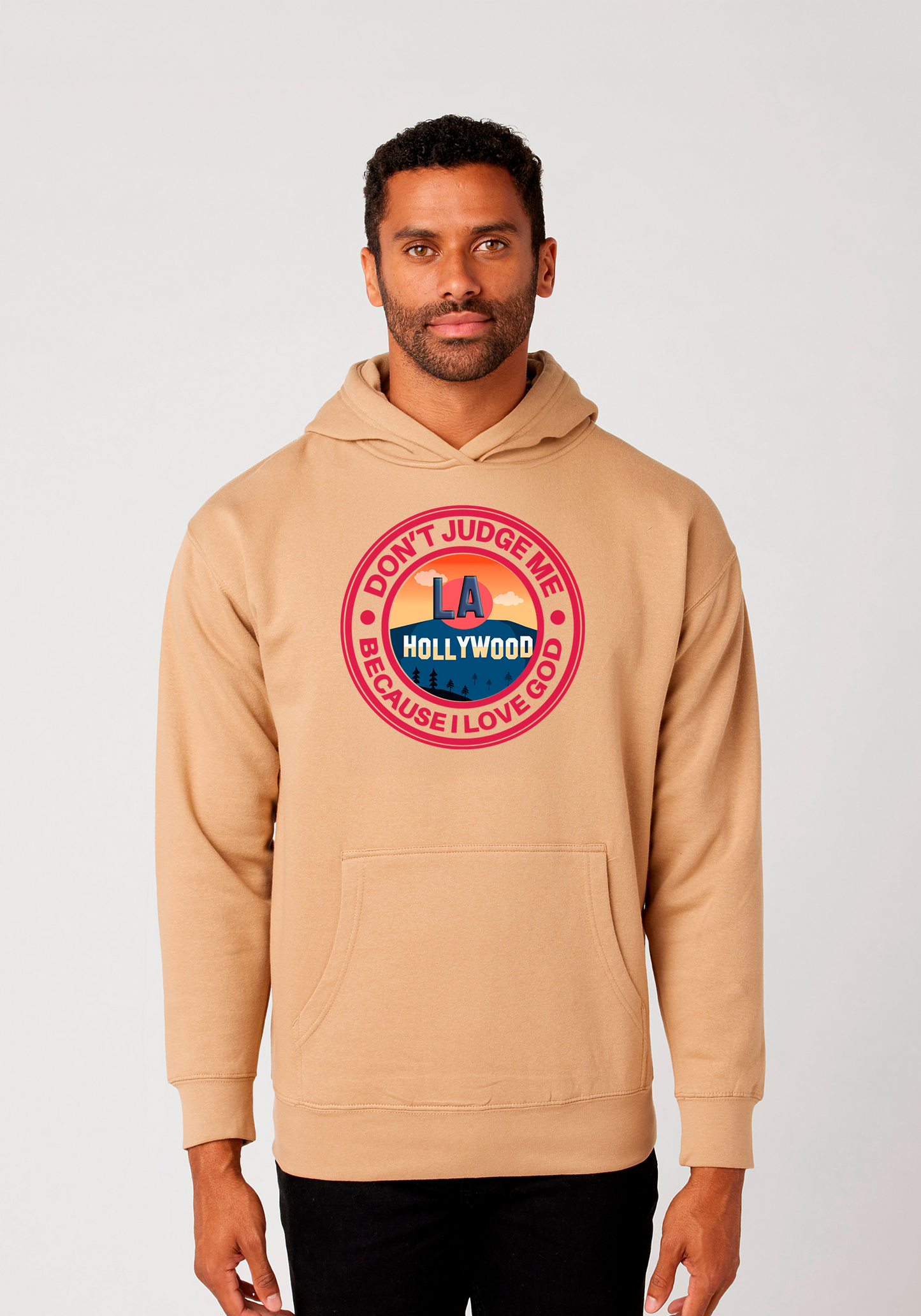 Khaki - Unisex Faith Hoodie – Hollywood