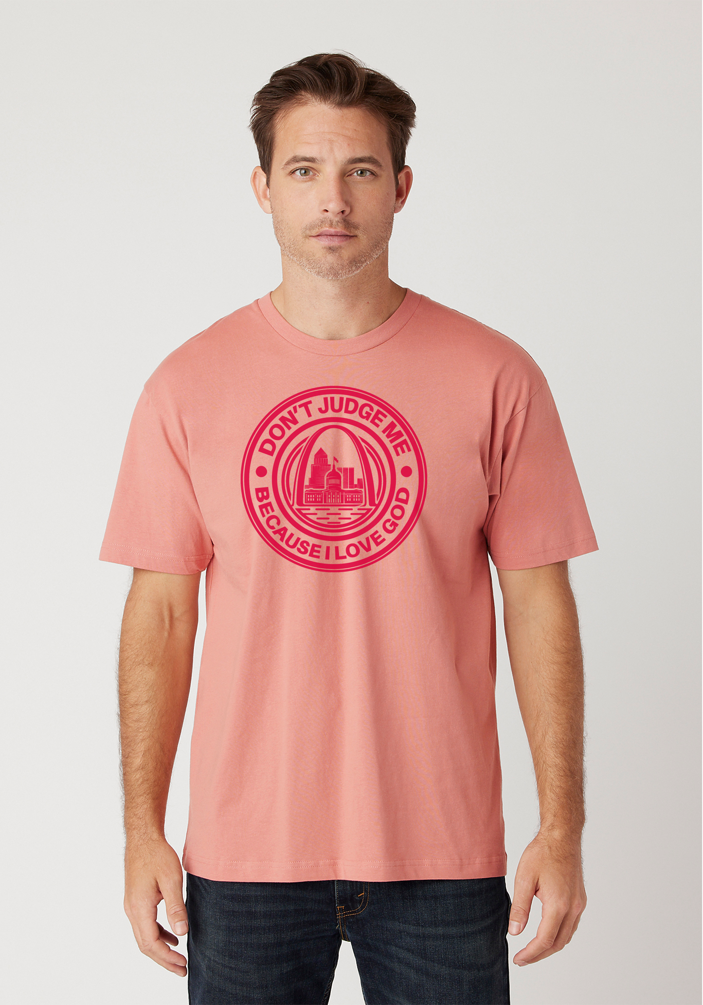 Dusty Rose - Unisex Faith Tee – The Lou