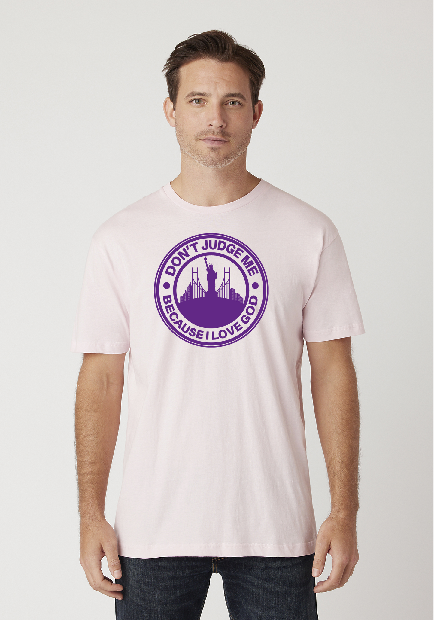 Light Pink - Unisex Faith Tee - The City