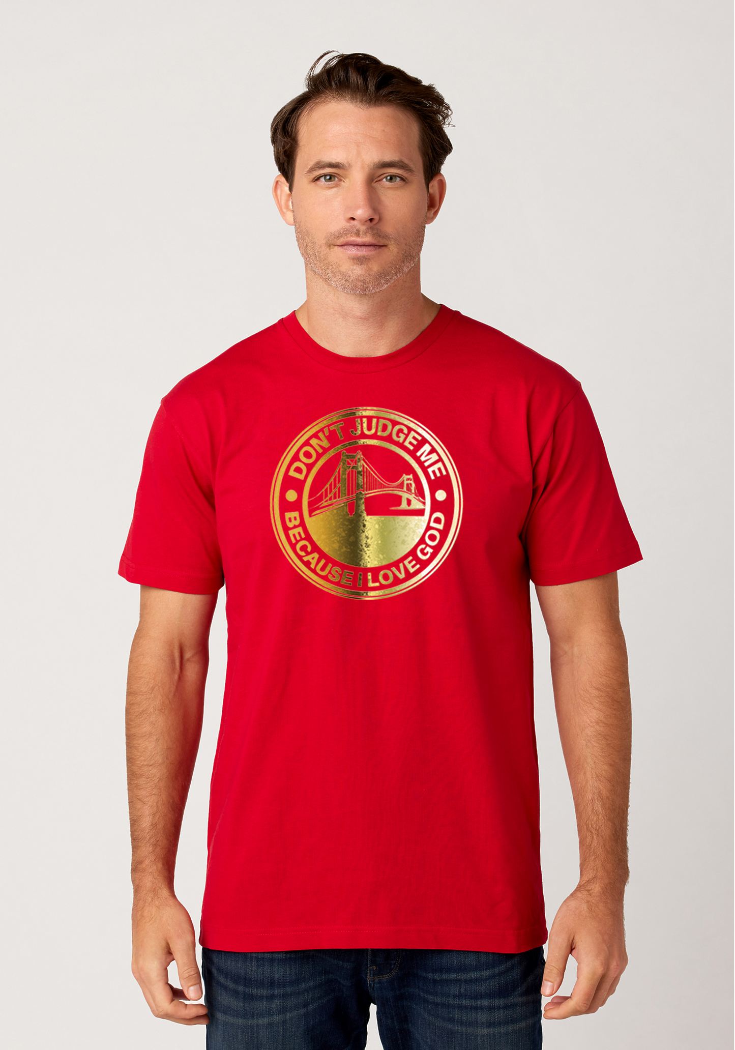 Red – Unisex Faith Tee – The Bay