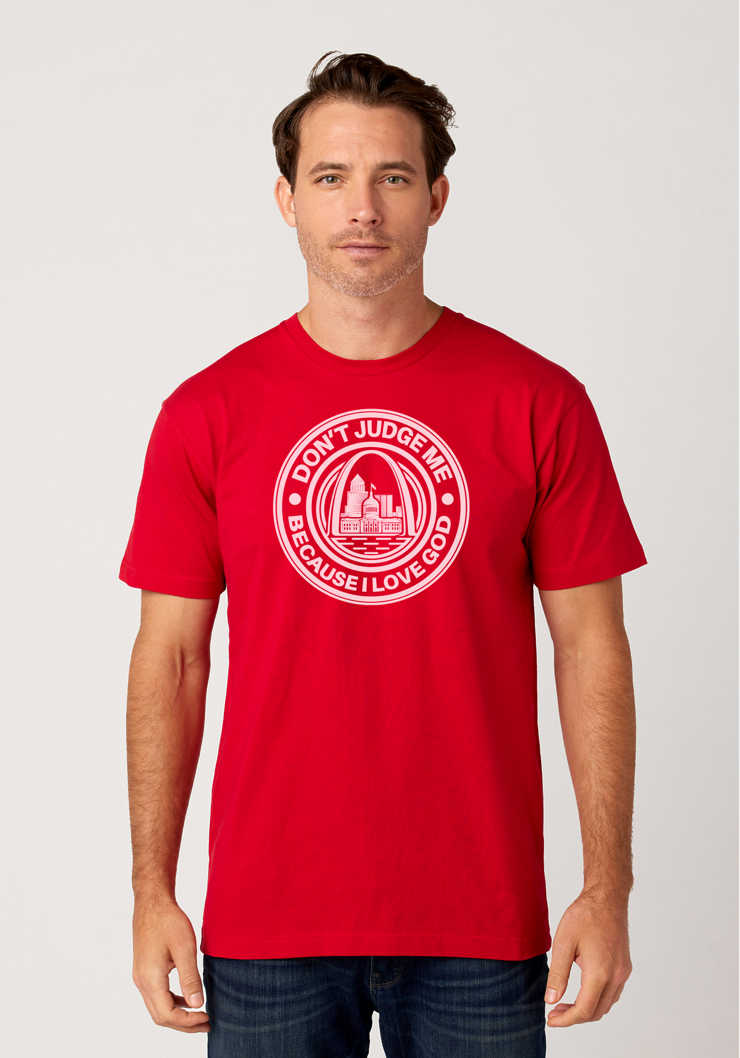 Red – Unisex Faith Tee – The Lou