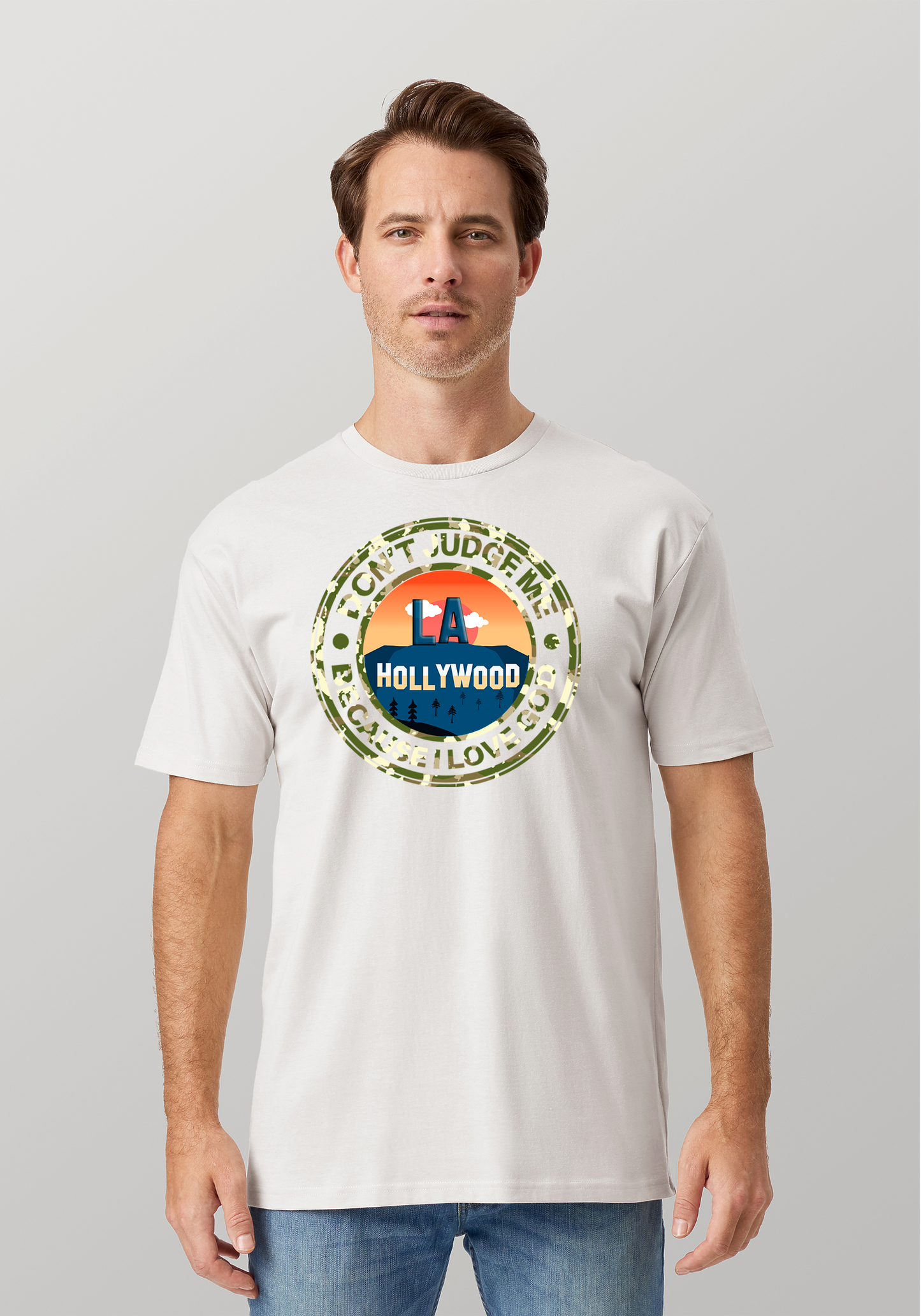 White Unisex Faith T-Shirt - Hollywood