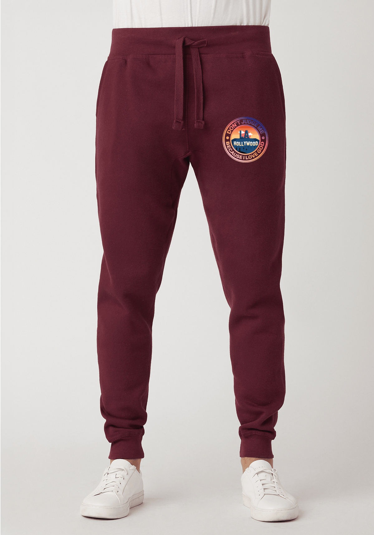 DJMC-UPLOADER:Dawn:Joggers-Maroon-GOD-LA-Dawn.png