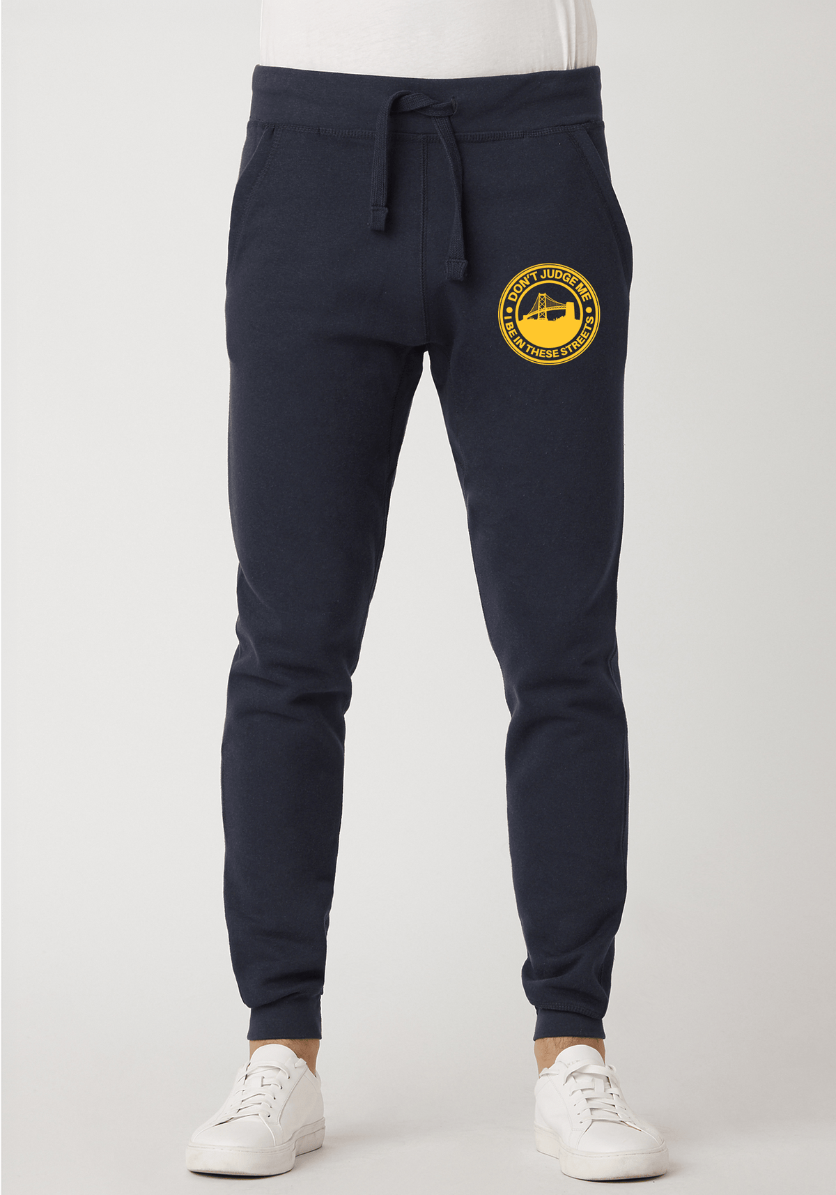 Navy Blue Premium Jogger - The Town