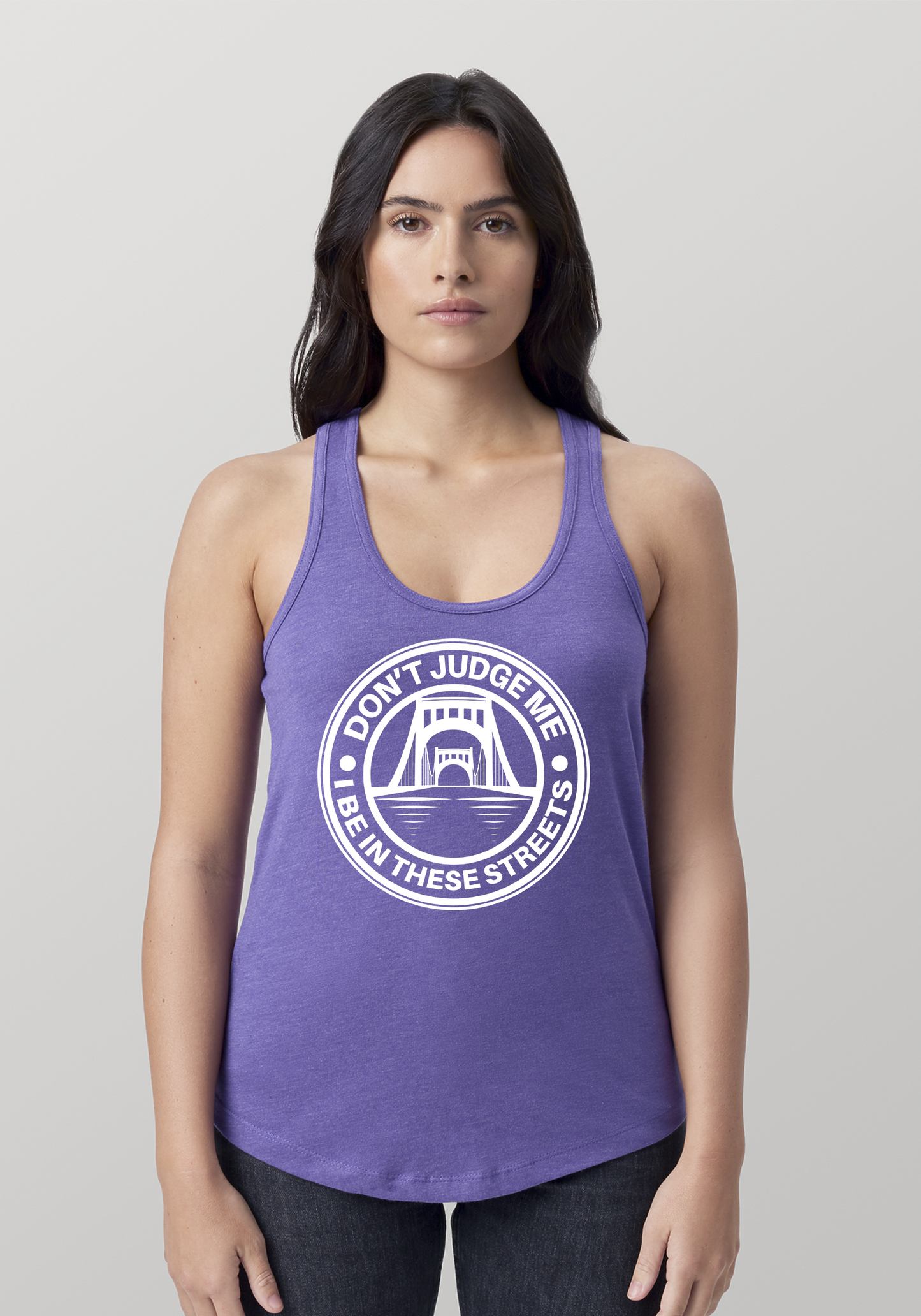 Purple Heather Women's Racerback Tank - The Capital