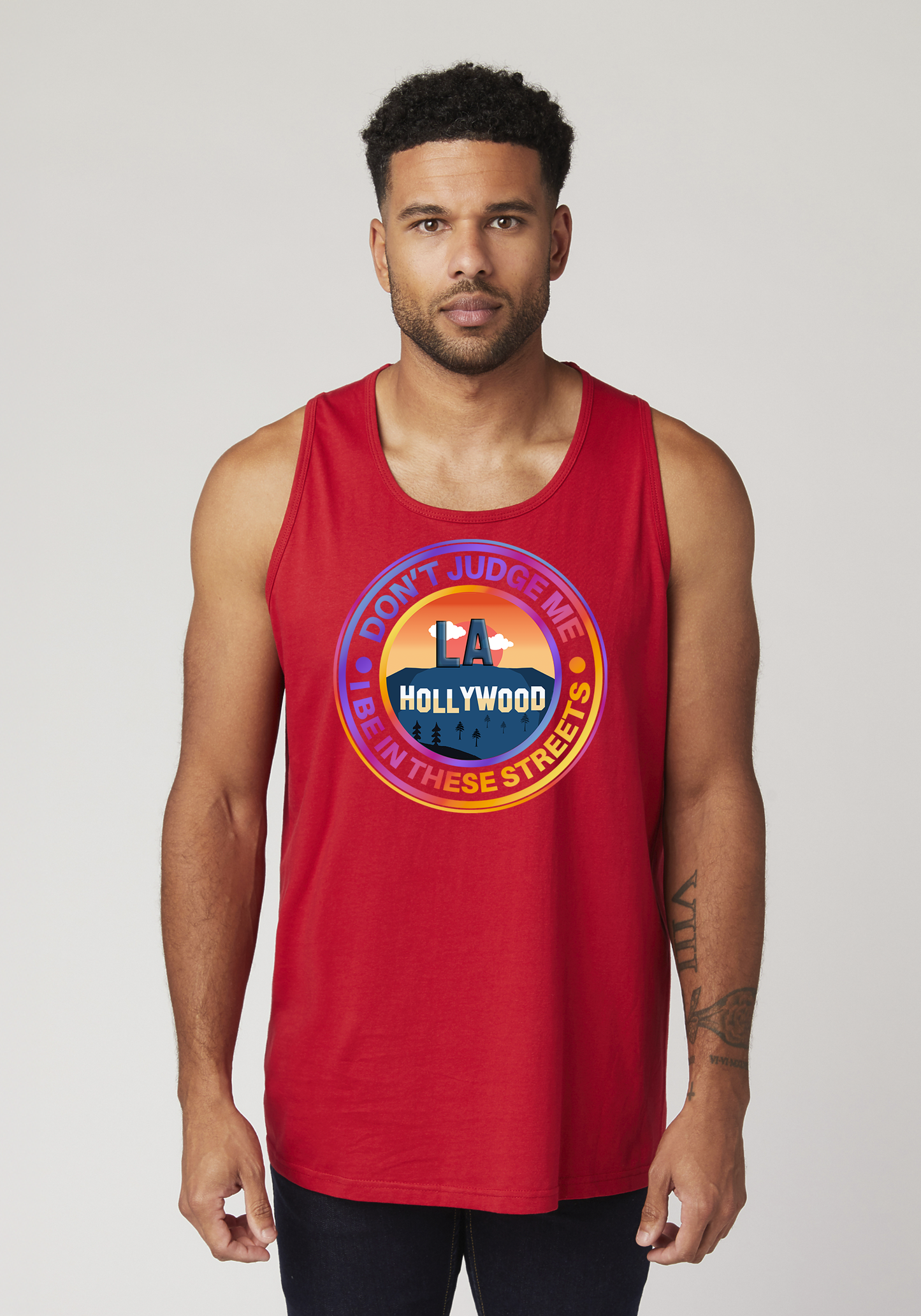 Red Men's Tank Top - Hollywood
