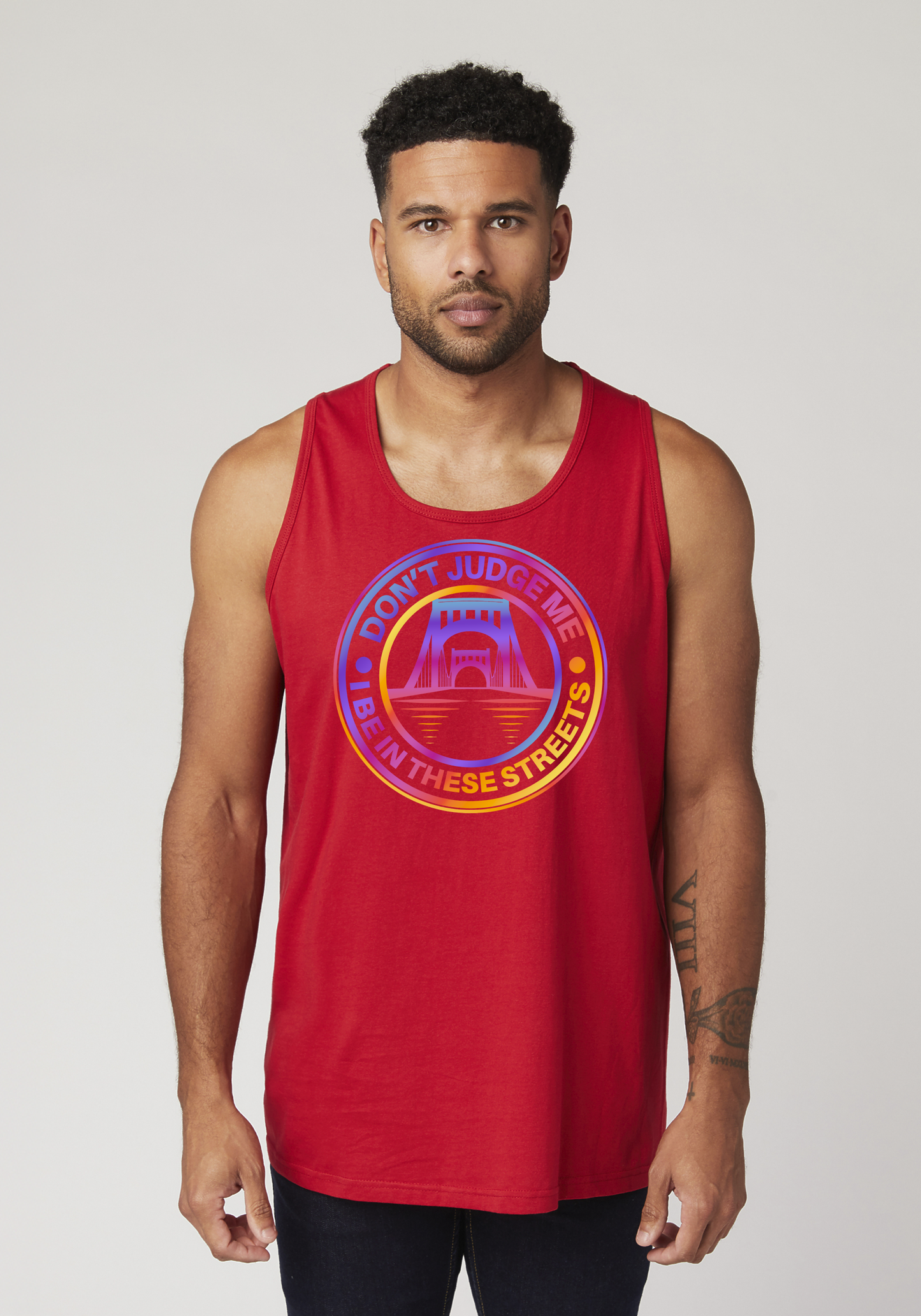 Red Men's Tank Top - The Capital