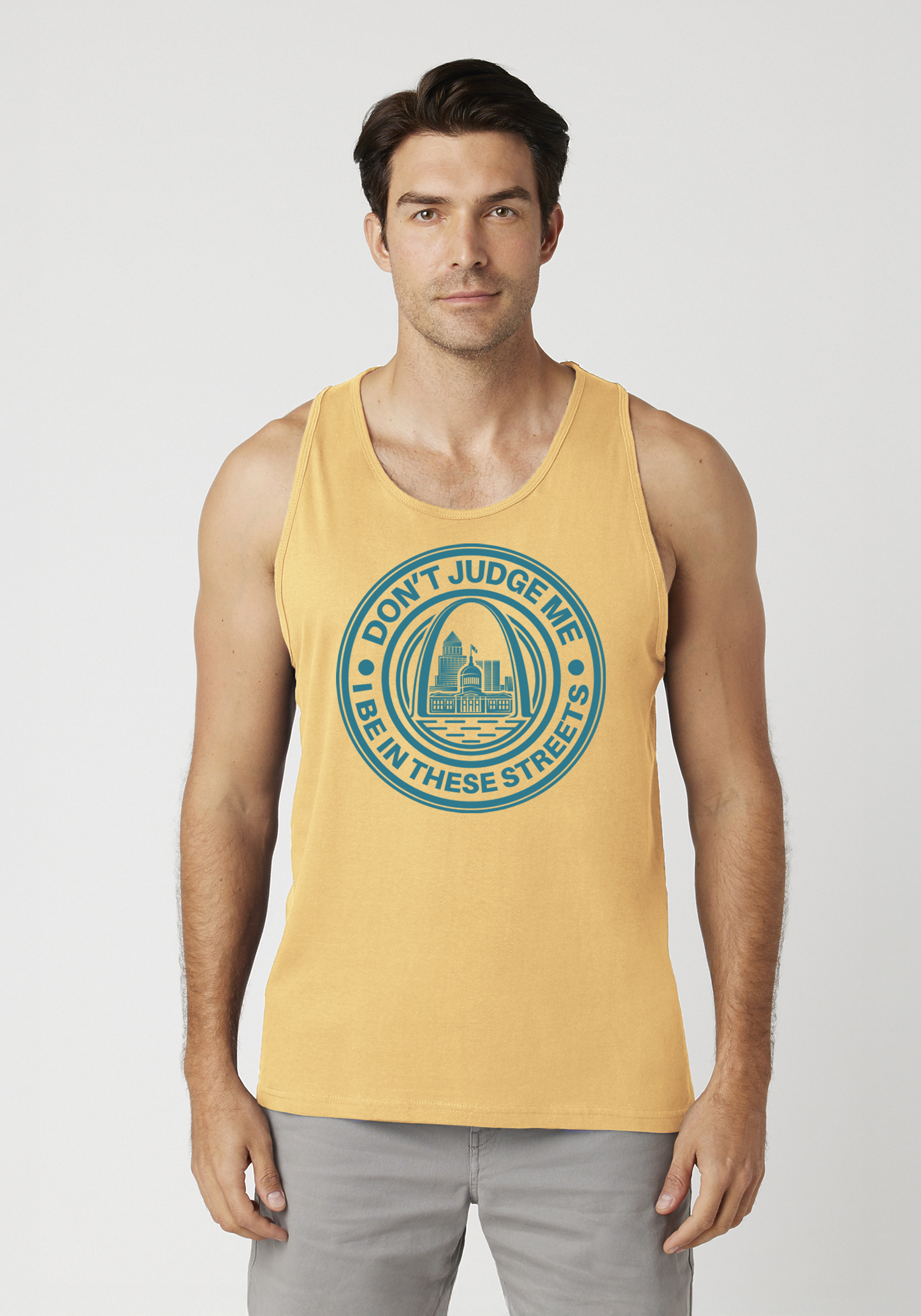 Yellow Men's Tank Top - The Lou