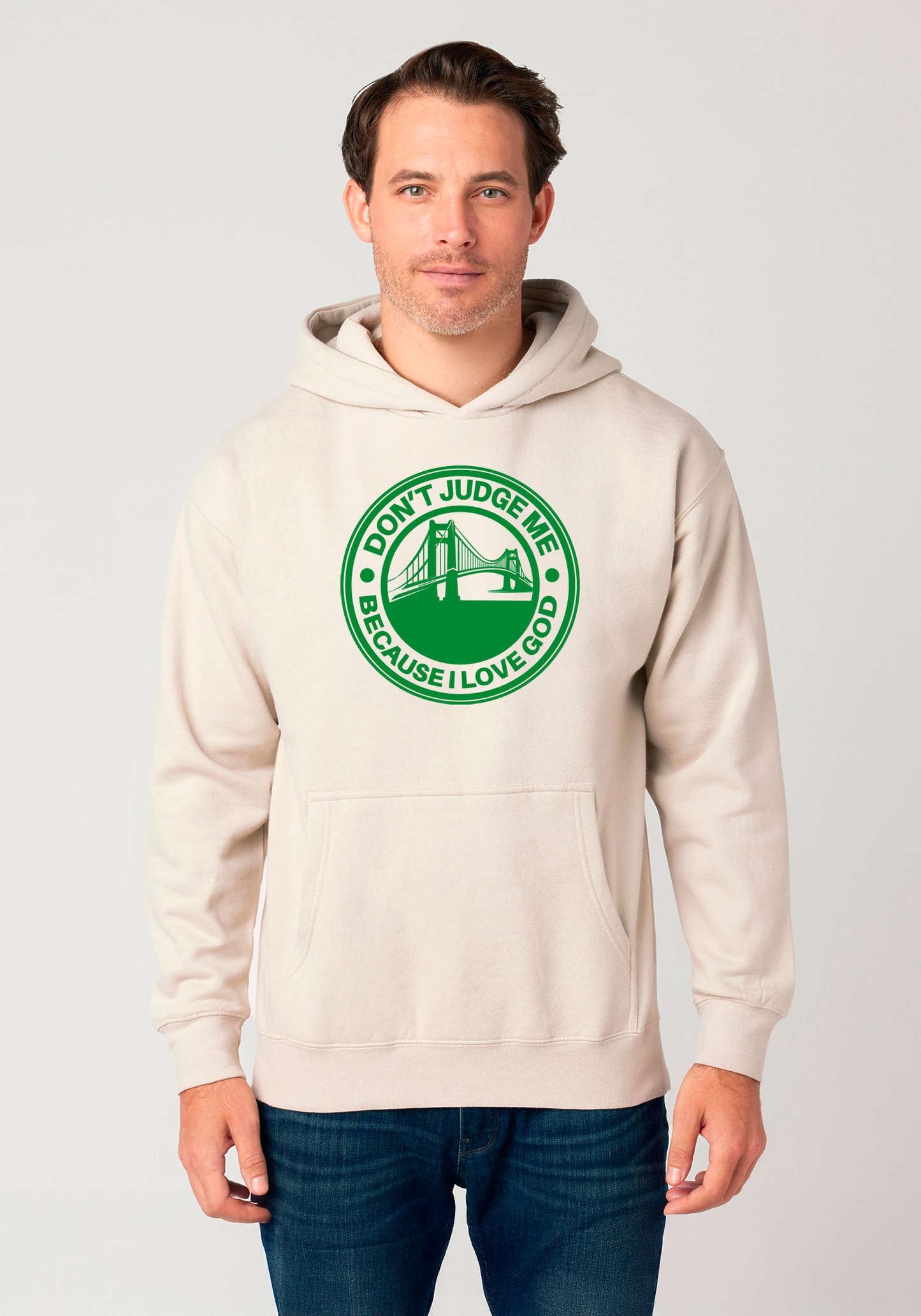 Bone – Unisex Faith Hoodie – The Bay