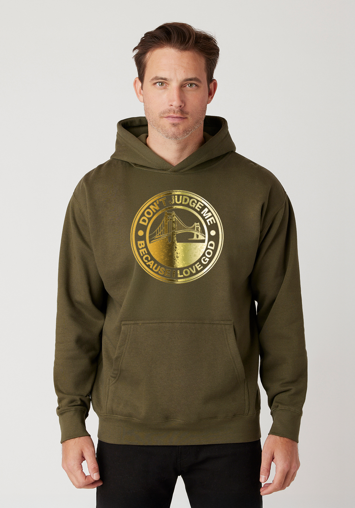Military Green - Unisex Faith Hoodie – The Bay