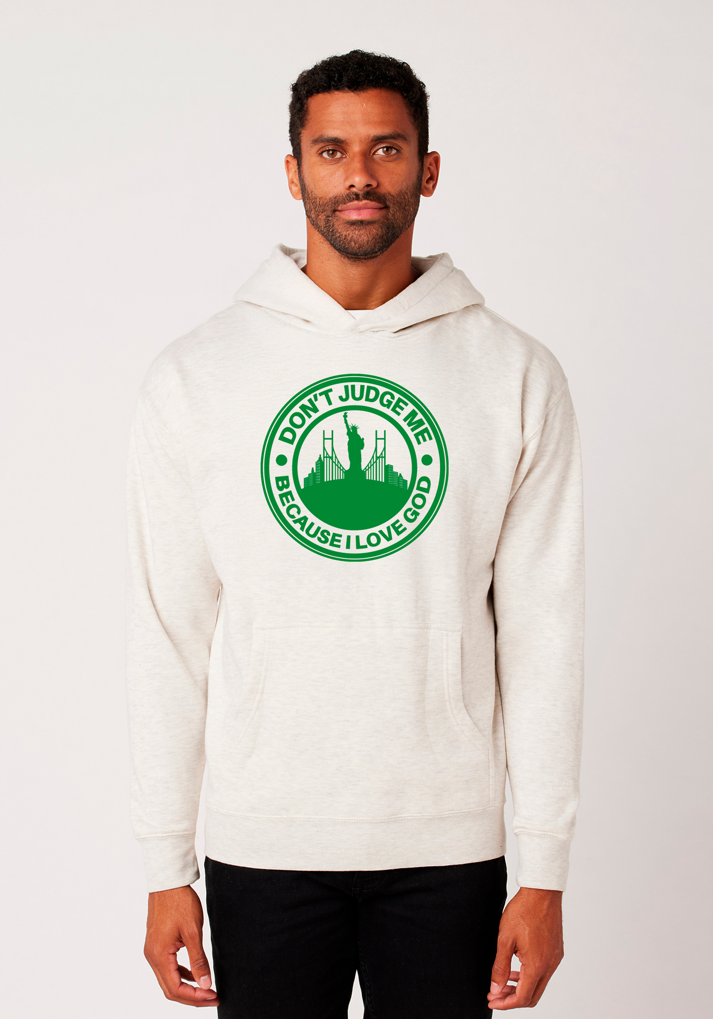 Oatmeal Heather - Unisex Faith Hoodie – The City