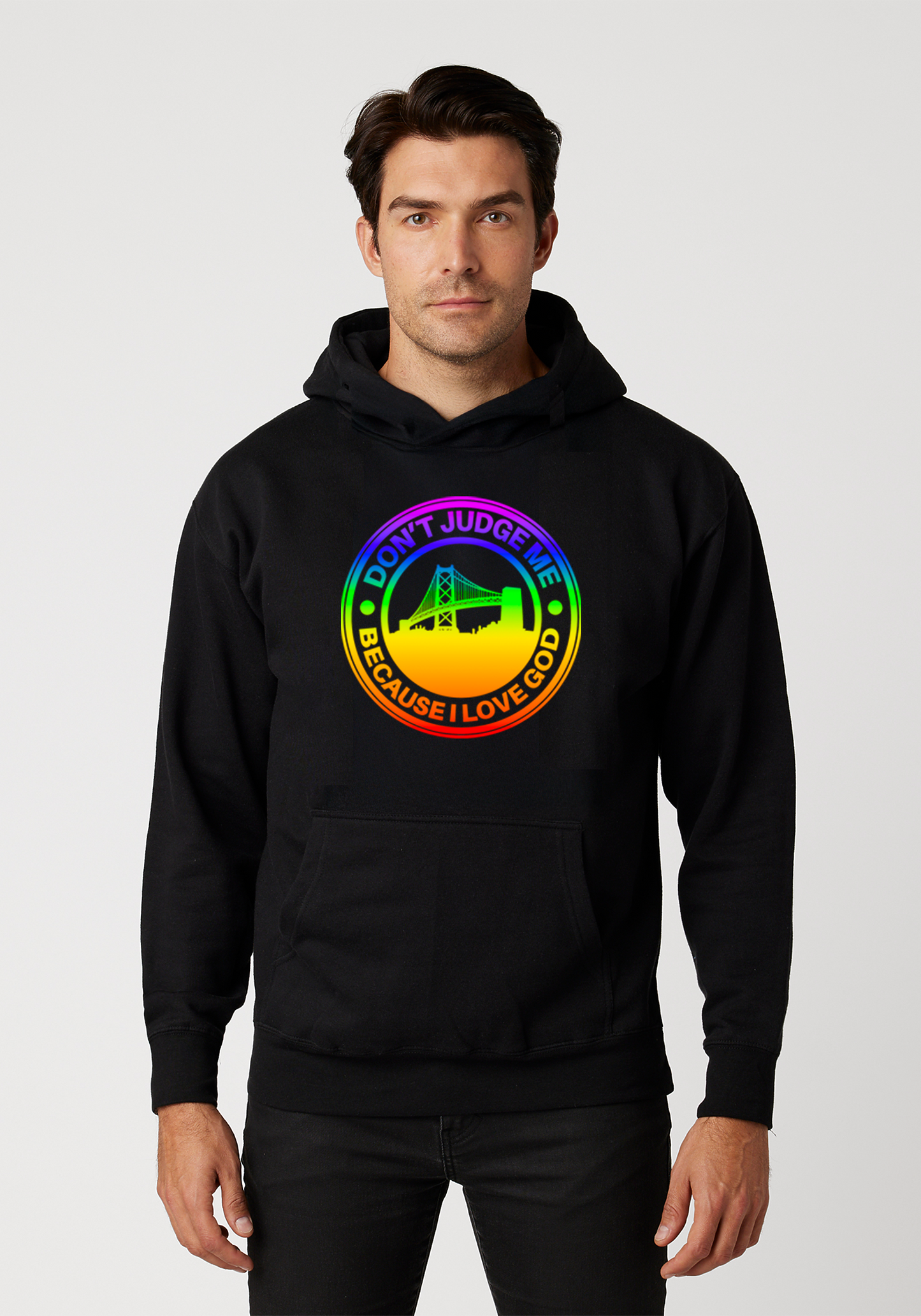 Black – Unisex Faith Hoodie – The Town