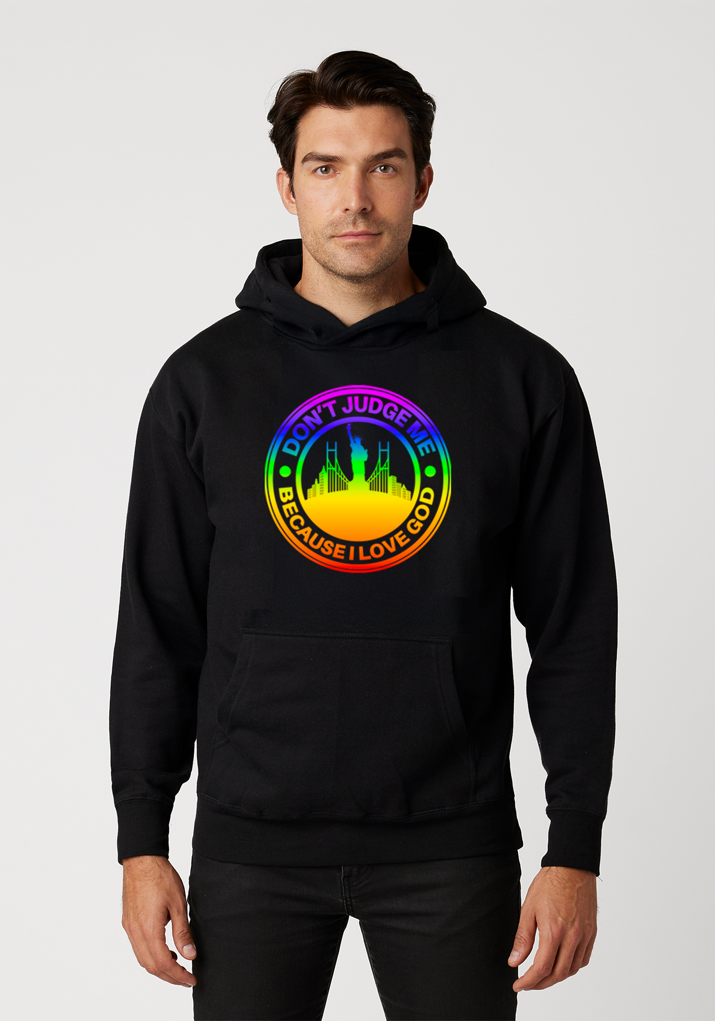 Black – Unisex Faith Hoodie – The City