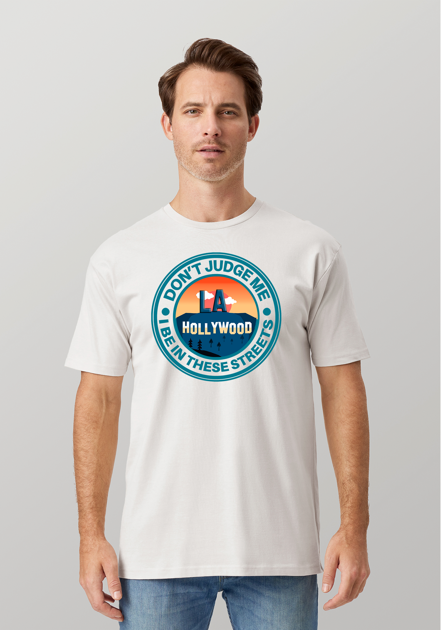 White Unisex T-Shirt - Hollywood