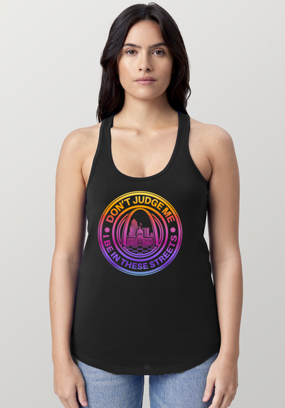 Black Women's Racerback Tank - The Lou