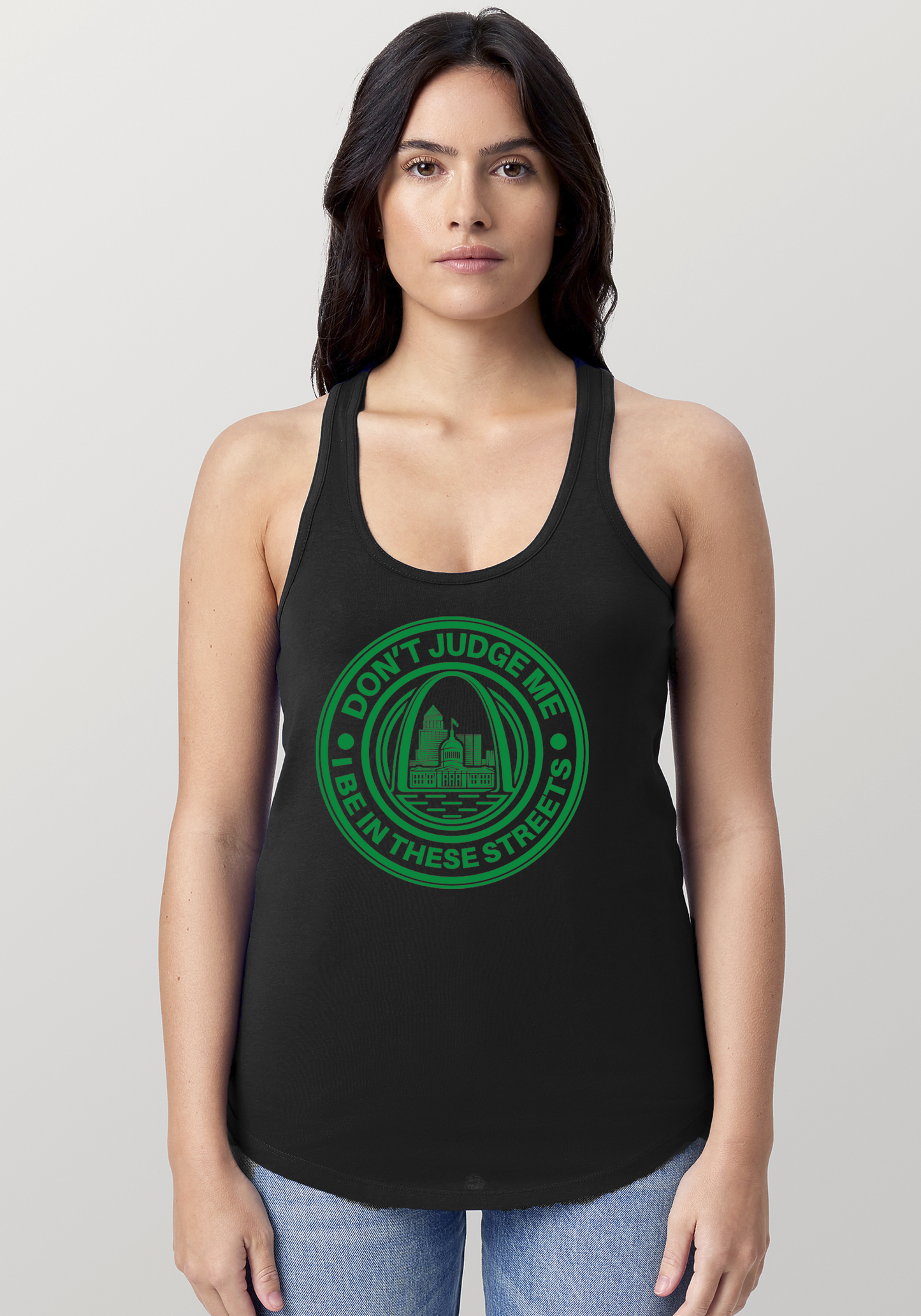 Black Women's Racerback Tank - The Lou
