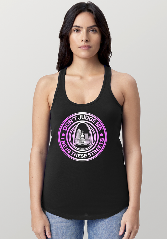 Black Women's Racerback Tank - The Lou