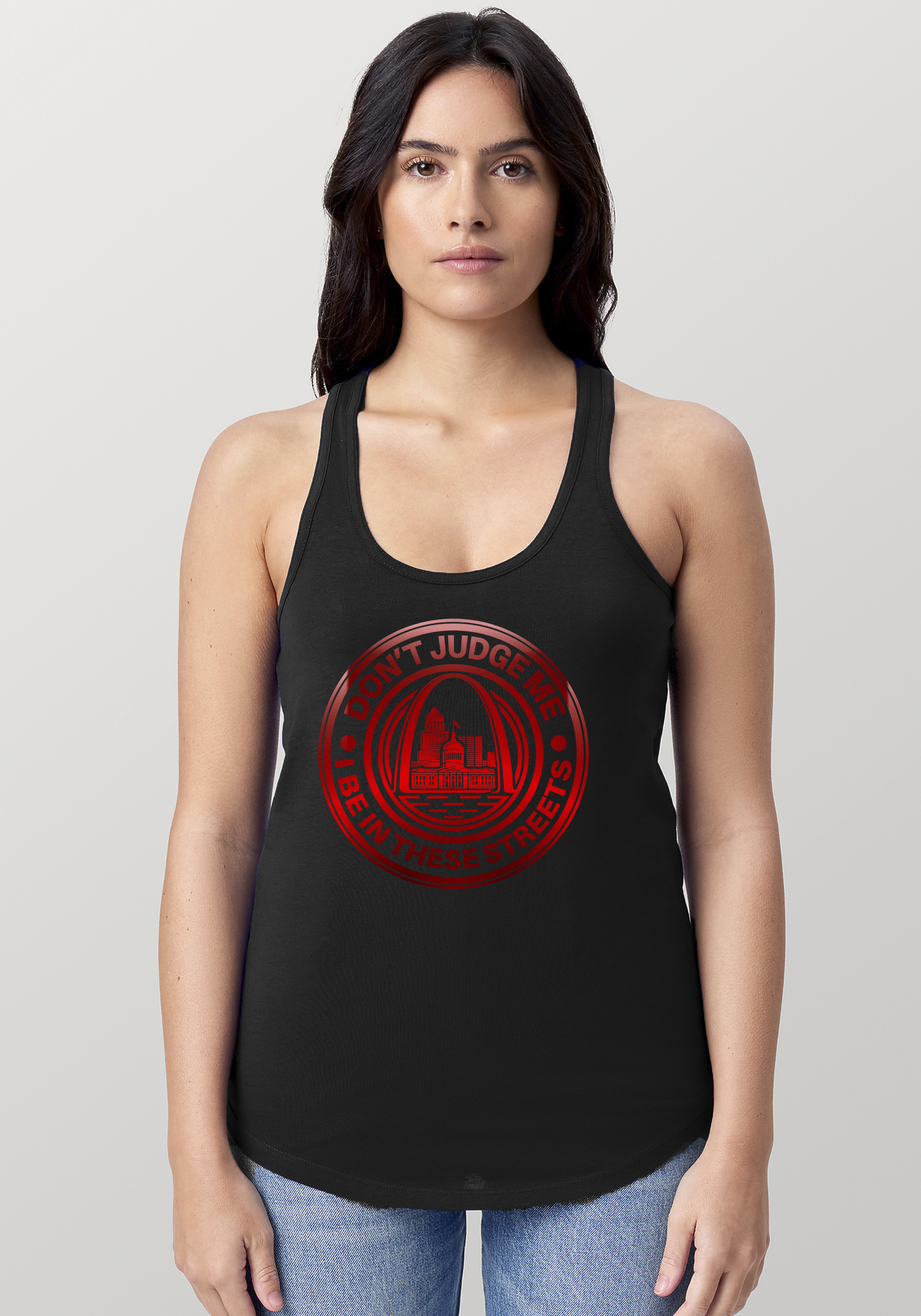Black Women's Racerback Tank - The Lou