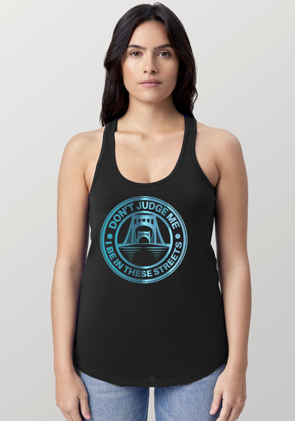 Black Women's Racerback Tank - The Capital