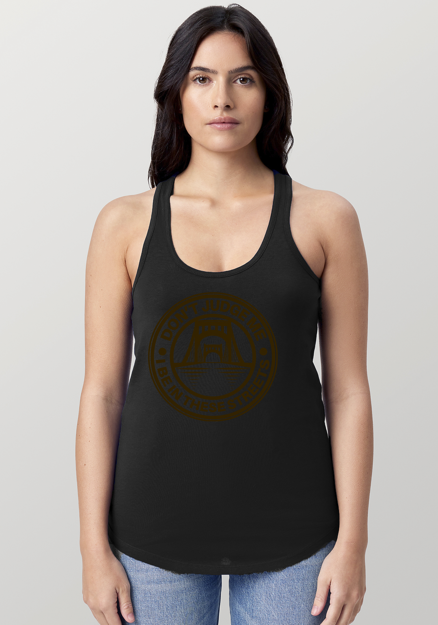 Black Women's Racerback Tank - The Capital