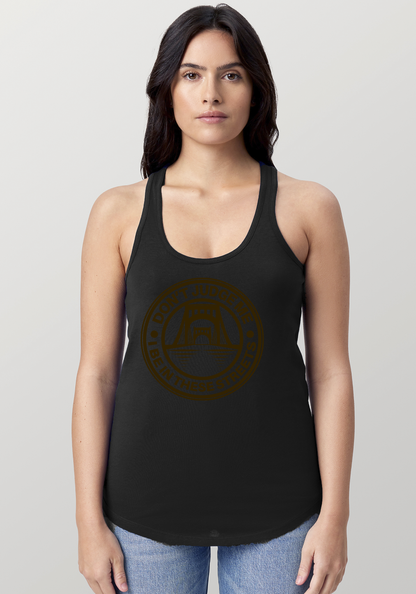 Black Women's Racerback Tank - The Capital