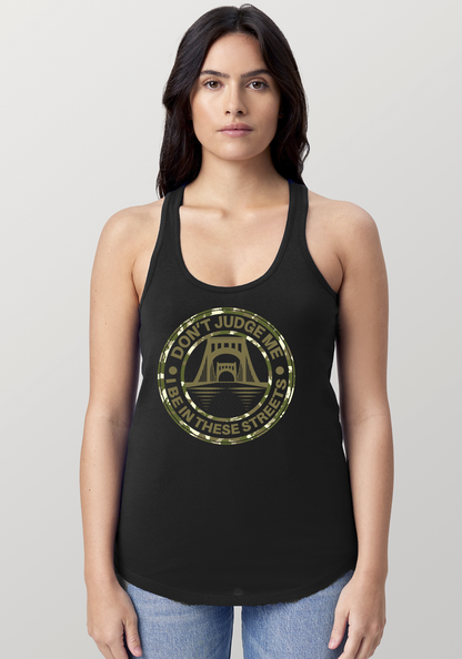 Black Women's Racerback Tank - The Capital