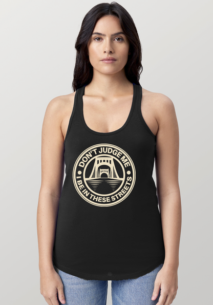 Black Women's Racerback Tank - The Capital