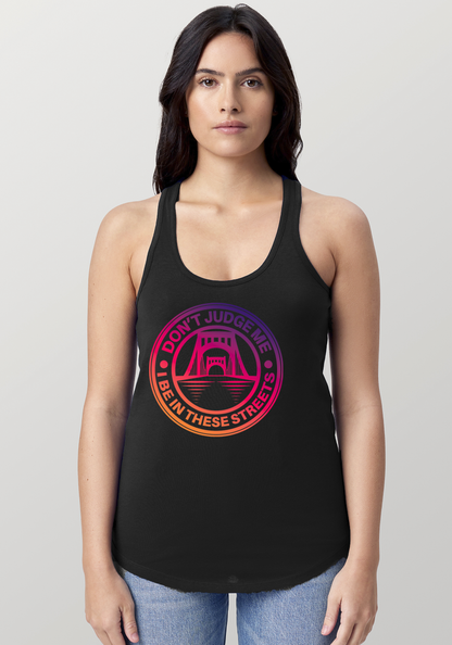 Black Women's Racerback Tank - The Capital