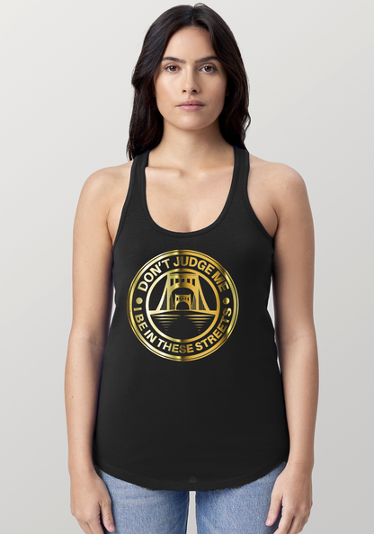 Black Women's Racerback Tank - The Capital