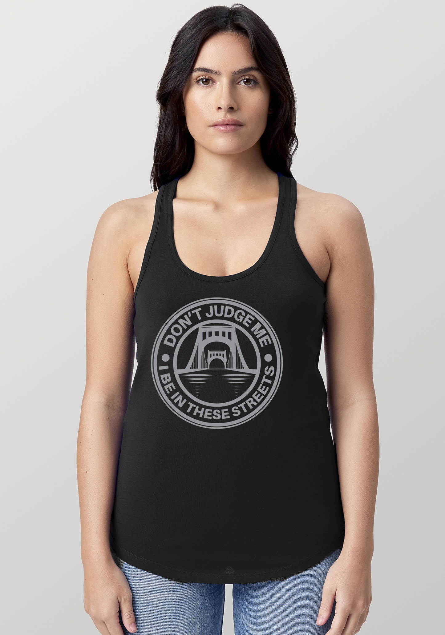 Black Women's Racerback Tank - The Capital