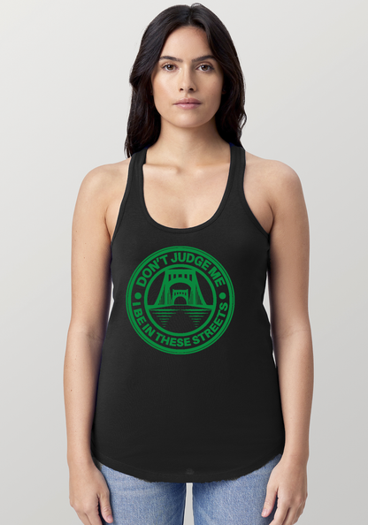 Black Women's Racerback Tank - The Capital