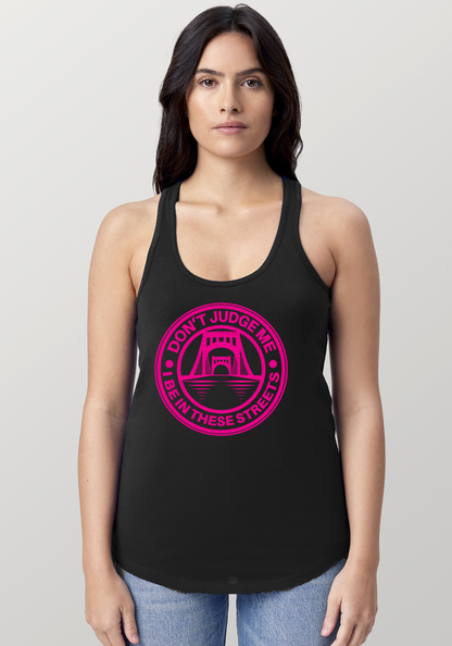 Black Women's Racerback Tank - The Capital