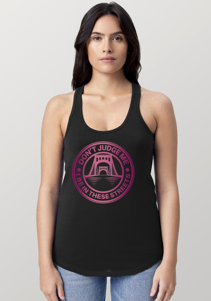 Black Women's Racerback Tank - The Capital