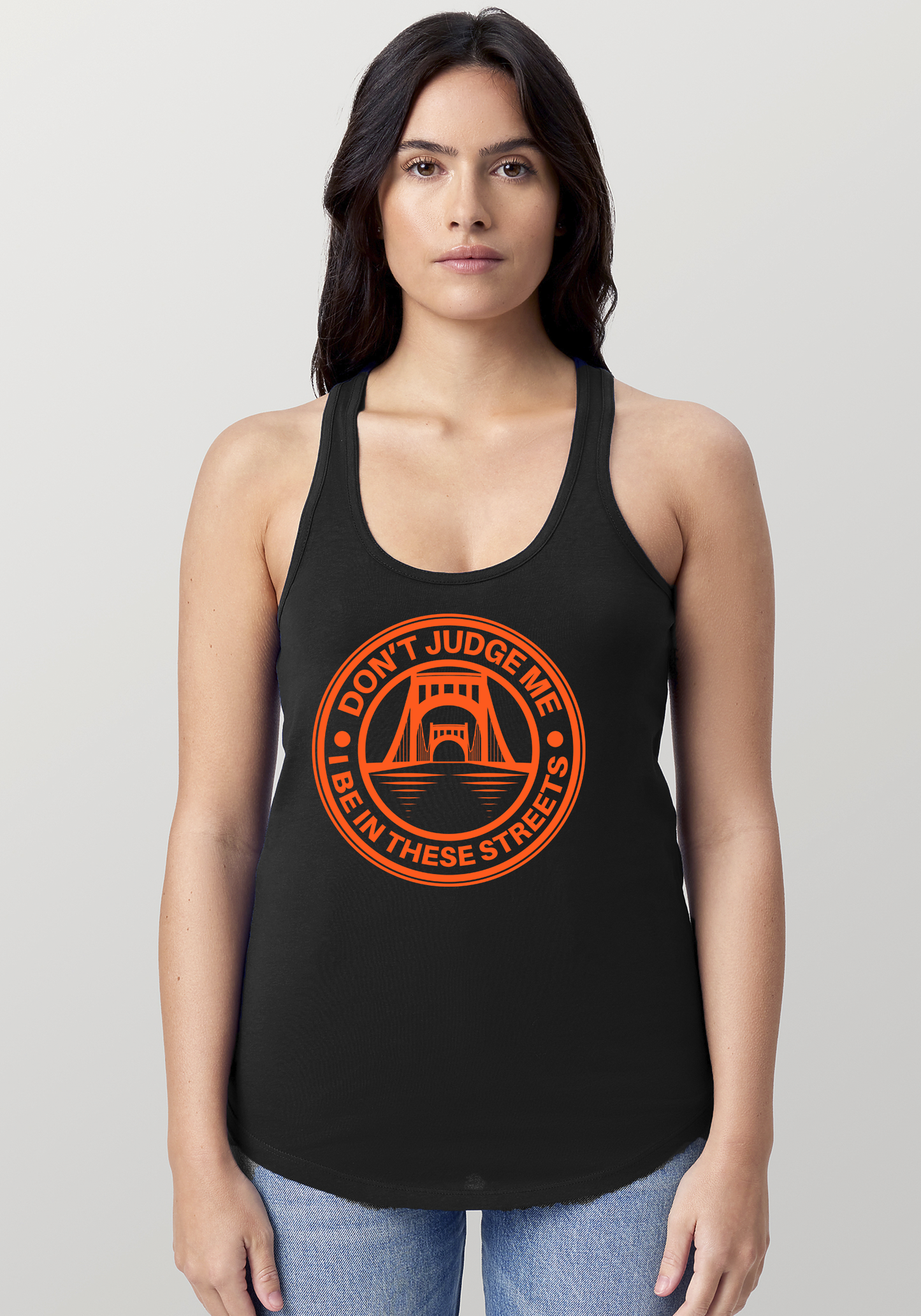 Black Women's Racerback Tank - The Capital
