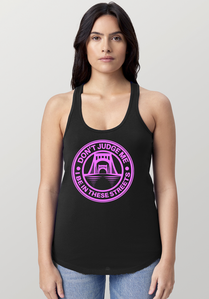 Black Women's Racerback Tank - The Capital