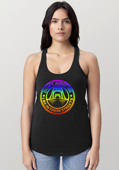 Black Women's Racerback Tank - The Capital