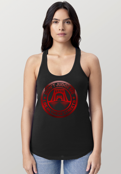 Black Women's Racerback Tank - The Capital