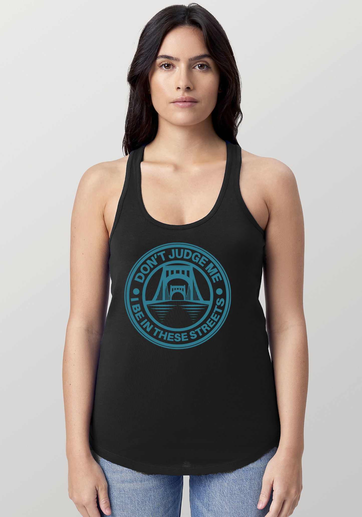 Black Women's Racerback Tank - The Capital