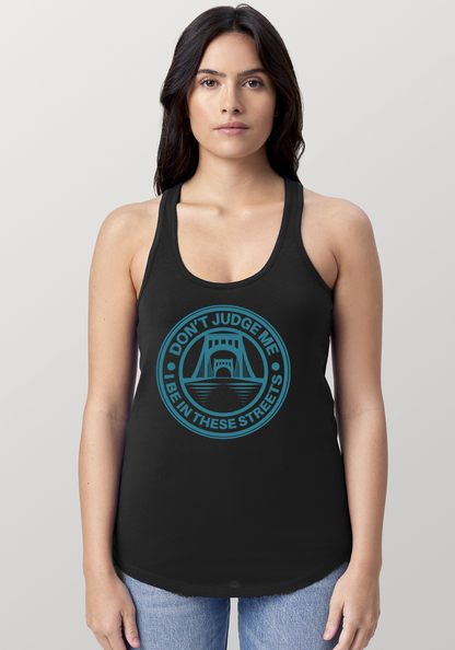 Black Women's Racerback Tank - The Capital
