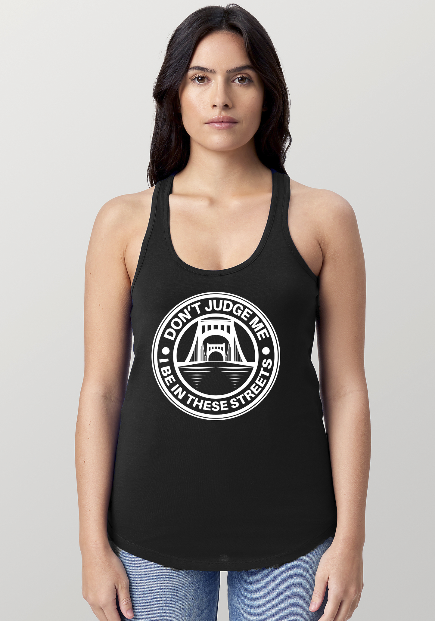 Black Women's Racerback Tank - The Capital