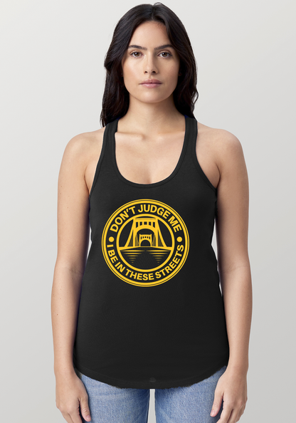 Black Women's Racerback Tank - The Capital