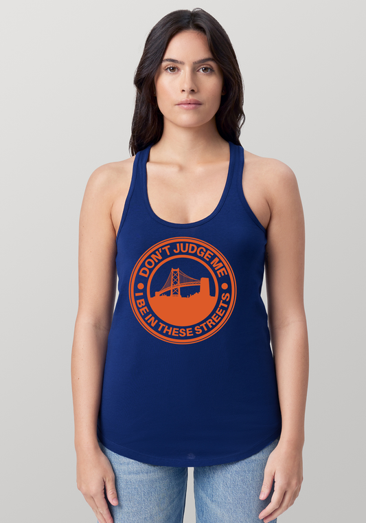 Blue Women's Racerback Tank - The Town