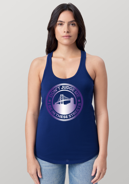 Blue Women's Racerback Tank - The Town