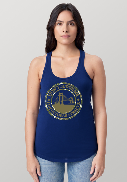 Blue Women's Racerback Tank - The Bay