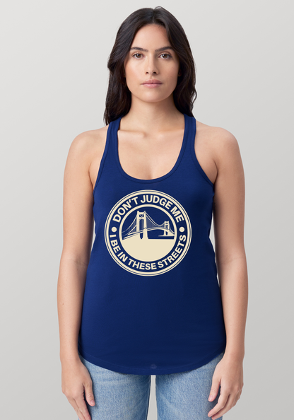 Blue Women's Racerback Tank - The Bay