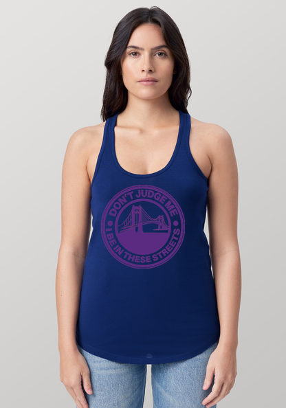 Blue Women's Racerback Tank - The Bay