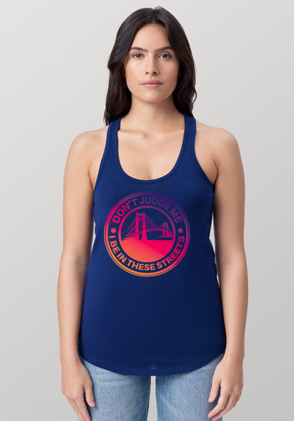 Blue Women's Racerback Tank - The Bay