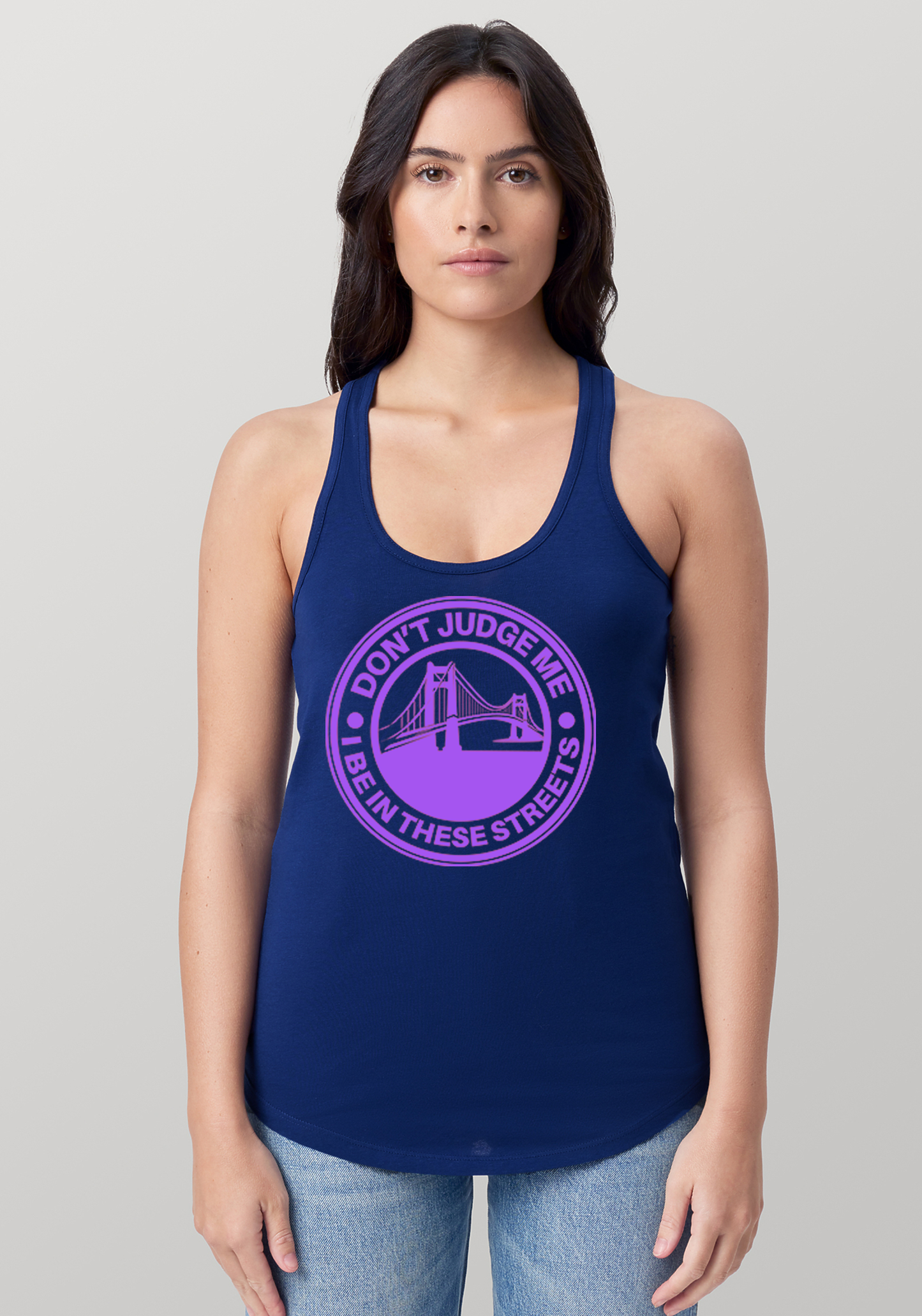 Blue Women's Racerback Tank - The Bay