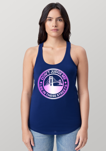 Blue Women's Racerback Tank - The Bay